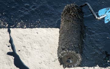 Manor Hill Corner liquid sealant waterproofing